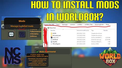 how to install mod in worldbox mobile