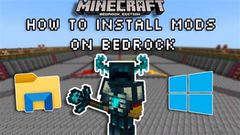 how to install mods on bedrock server