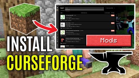 how to install mods with curseforge app