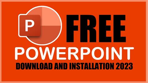 how to install ms powerpoint for free