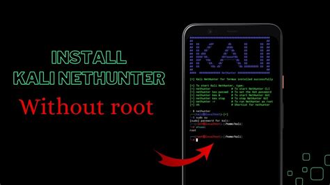 how to install nethunter on android without root