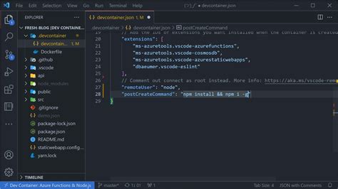 how to install npm in visual studio code terminal