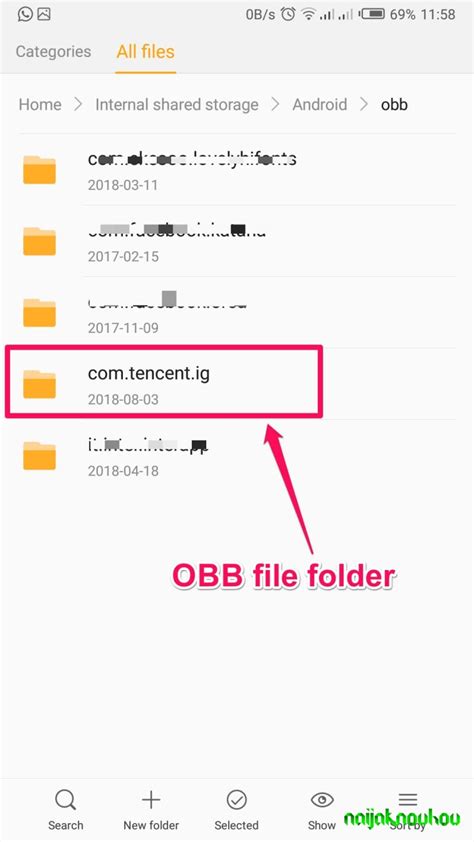 how to install obb file on android