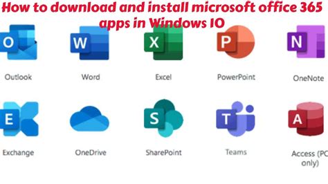 how to install office 365 apps on windows 10 for free