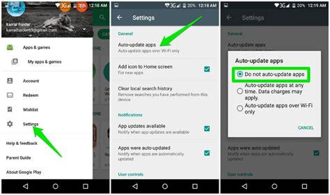 how to install older version of android app from play store