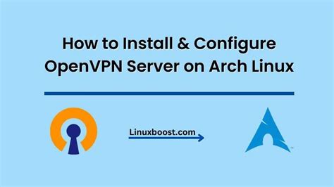 how to install openvpn arch linux