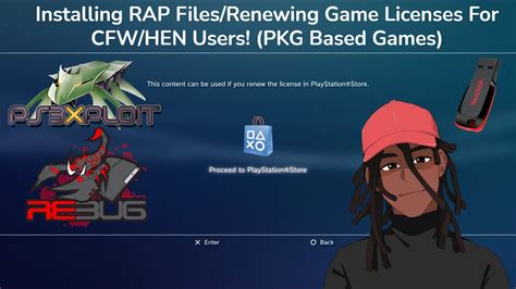 how to install pkg and rap files on ps3 hen