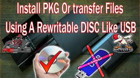 how to install pkg files on ps3 usb