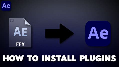 how to install plugins in adobe after effects