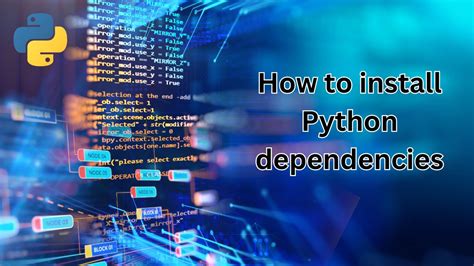how to install python project dependencies