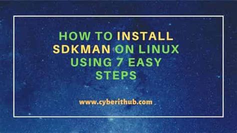 how to install sdkman