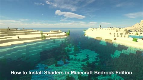 how to install shaders in minecraft bedrock ps5