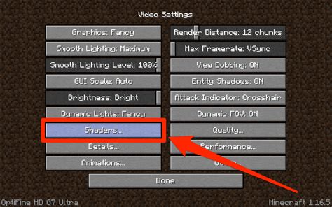 how to install shaders minecraft macos