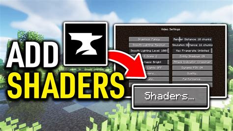 how to install shaders on curseforge modpacks
