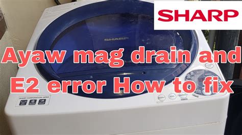 how to install sharp automatic washing machine