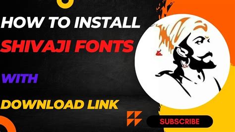 how to install shivaji font in windows 7