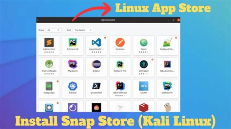 how to install snap store on kali linux