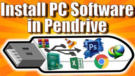 how to install software in pc from pendrive