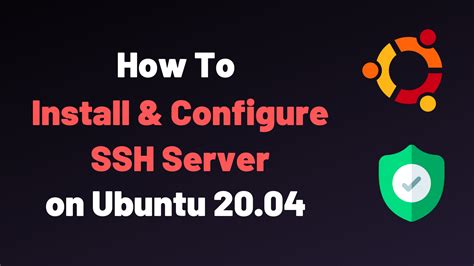 how to install ssh in ubuntu 20.04