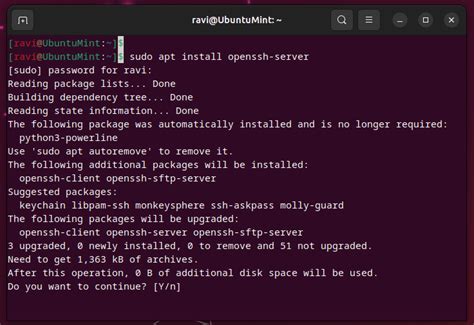 how to install ssh in ubuntu without internet