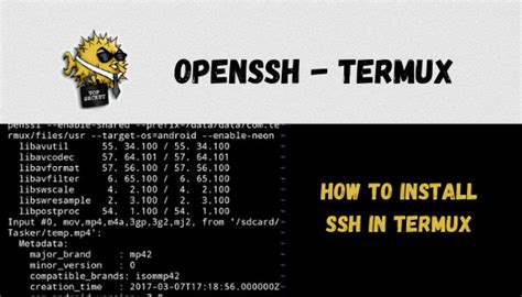 how to install ssh on termux