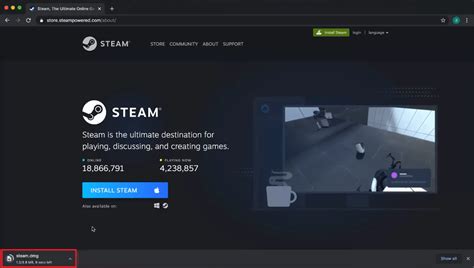 how to install steam on macos