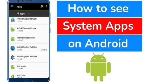 how to install system apps on android