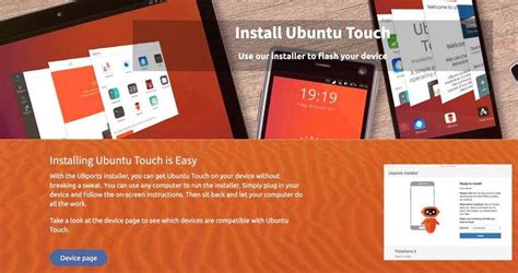how to install ubuntu touch on android