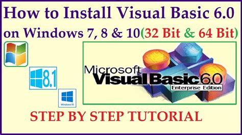 how to install vb6 on windows 10 64 bit