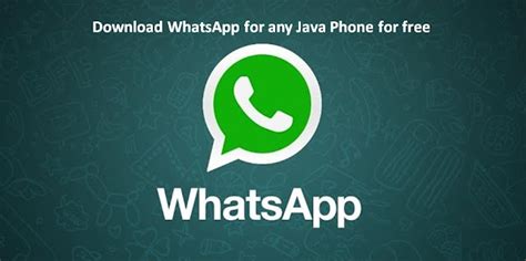 how to install whatsapp on java phone