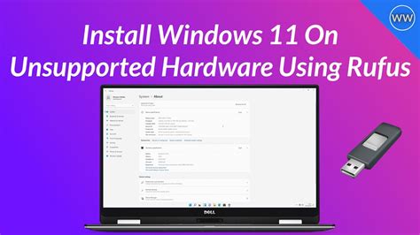 how to install windows 11 on unsupported hardware with rufus