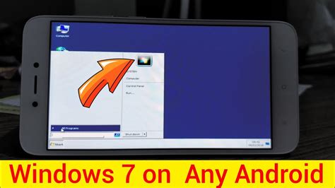 how to install windows 7 on android phone