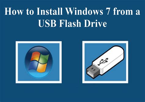how to install windows 7 on pc with usb