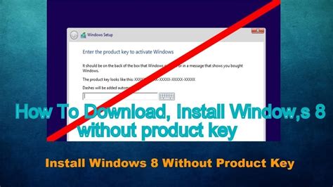 how to install windows 8.1 from iso file without product key