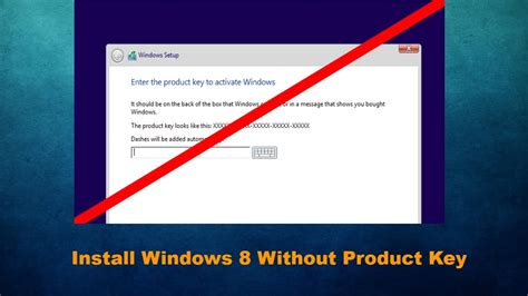 how to install windows 8.1 without product key in virtualbox