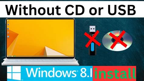 how to install windows 8.1 without usb or cd
