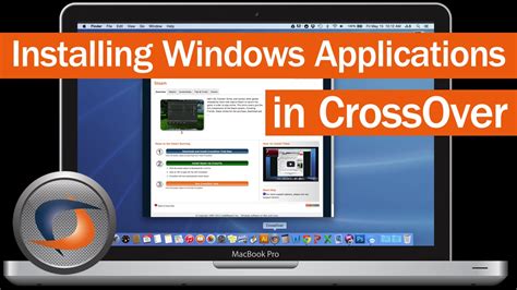 how to install windows applications on mac using crossover