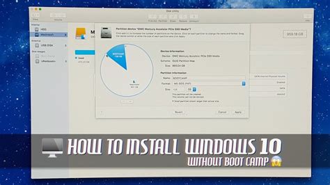 how to install windows on mac without usb boot camp