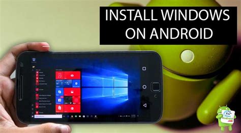 how to install windows os on android tablet