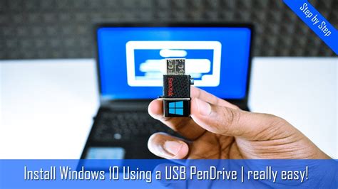 how to install windows using usb flash drive