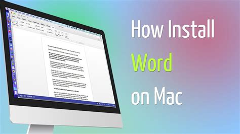 how to install word in mac for free