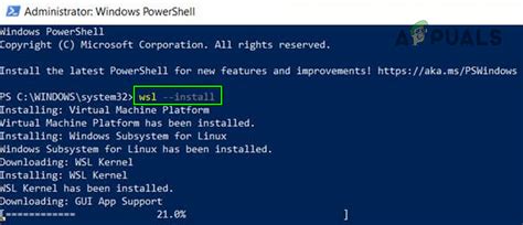 how to install wsl on windows 10 using cmd