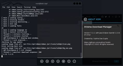 how to install xtreme download manager in kali linux