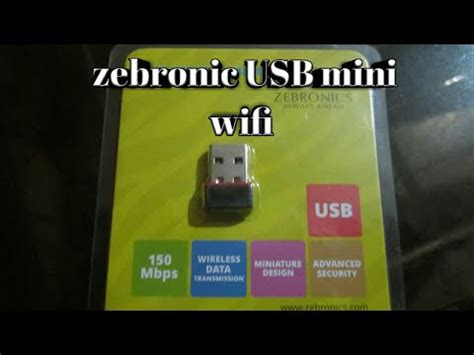 how to install zebronics wifi usb mini adapter driver