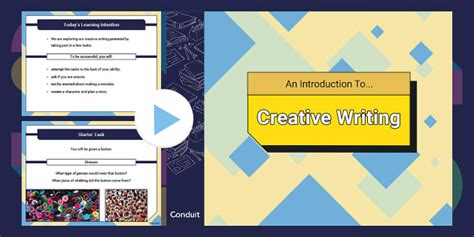 how to introduce creative writing