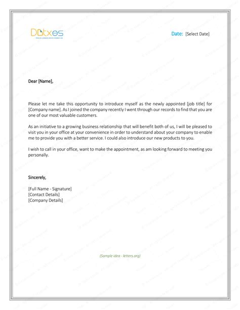 how to introduce yourself in a letter example