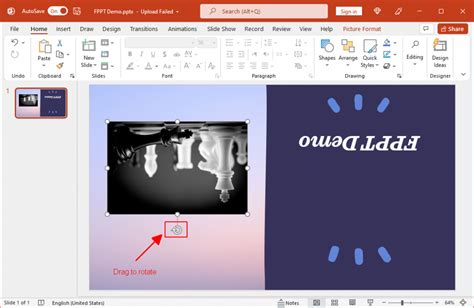 how to invert a picture in powerpoint