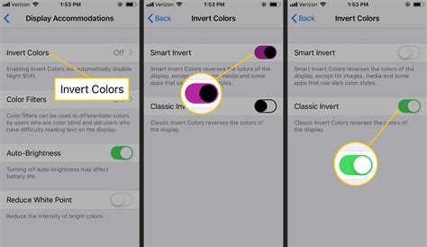 how to invert colors on iphone 15