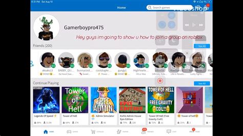 how to join a group on roblox on iphone