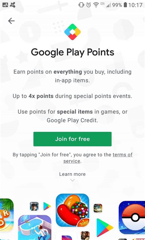 how to join google play points for free